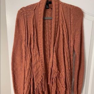 Sweater Fringe Cardigan